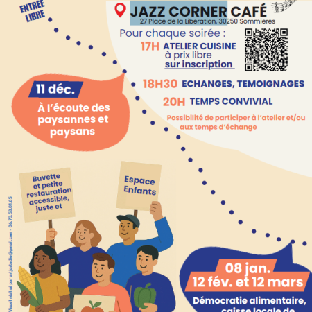 A Table Citoyen.nes ! - Les jeudis de l'alimentation à Sommières