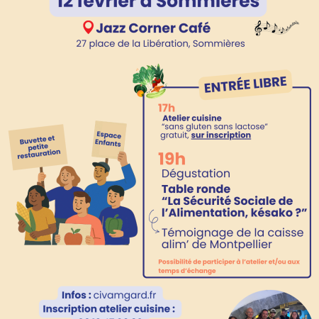 A Table Citoyen.nes ! - Les jeudis de l'alimentation à Sommières