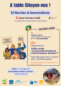 A Table Citoyen.nes ! - Les jeudis de l'alimentation à Sommières