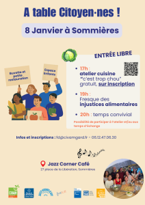 A Table Citoyen.nes ! - Les jeudis de l'alimentation à Sommières