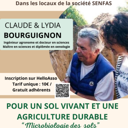 Conférence pour un sol vivant et une agriculture durable