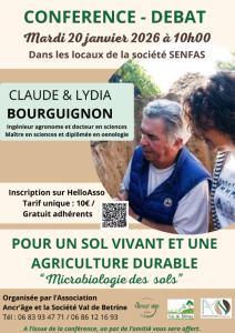 Conférence pour un sol vivant et une agriculture durable