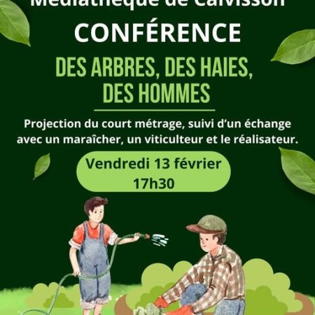 Conférences "des arbres, des haies, des hommes" à Calvisson