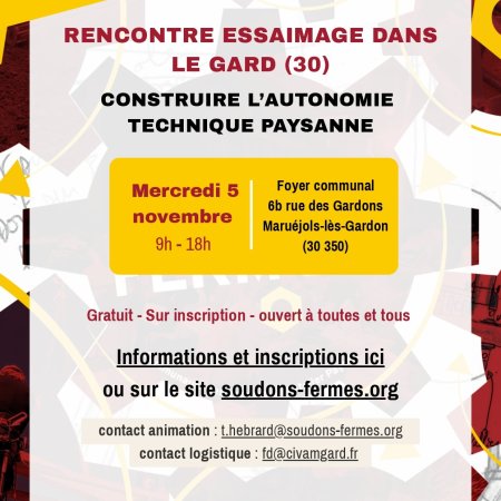 Construire l'autonomie technique des paysans - Essaimage de l'atelier paysan 