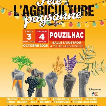 Fête de l'agriculture paysanne 2026 à Pouzilhac