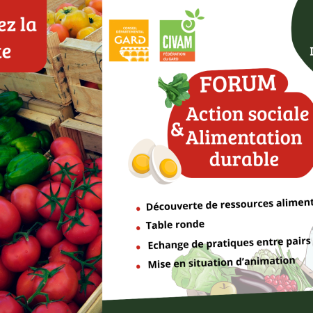 Forum départemental "Action sociale et alimentation durable"